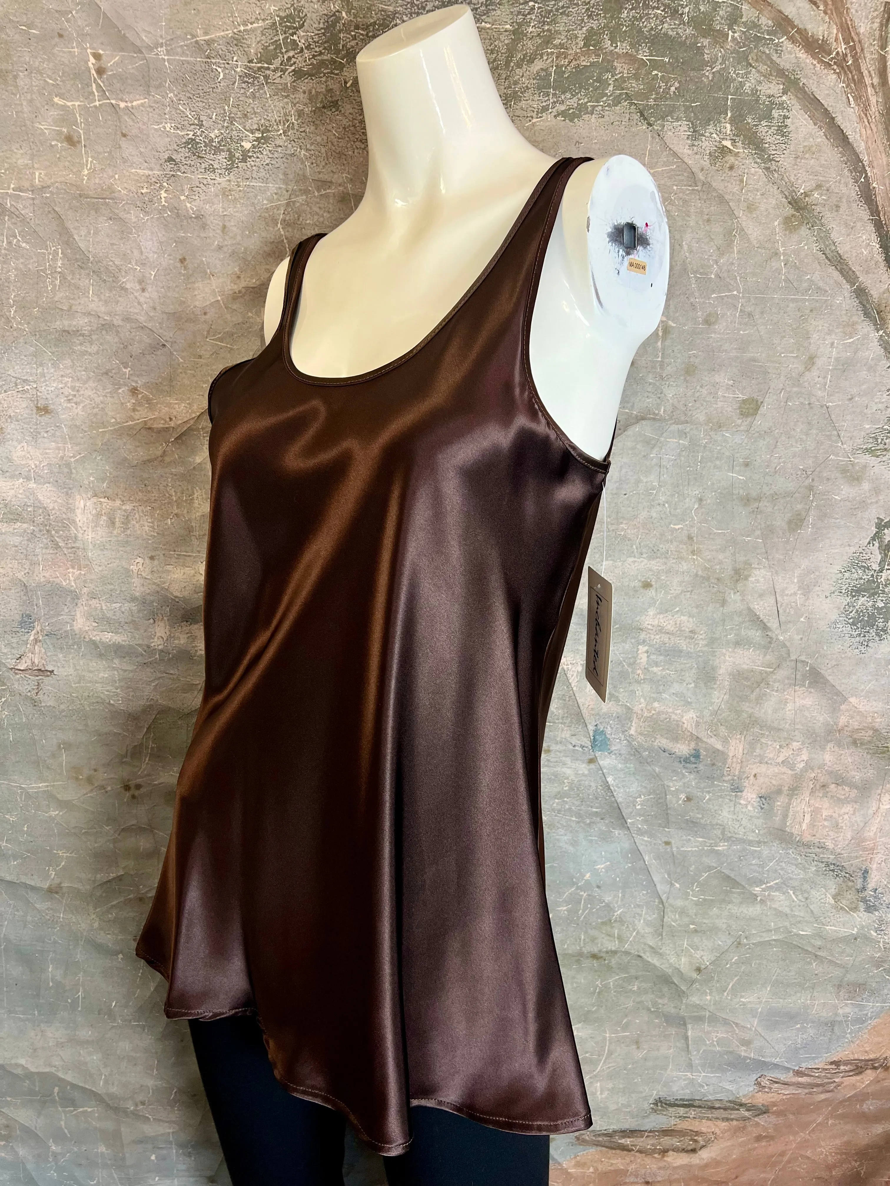 1511 Silk Satin Cami Tank
