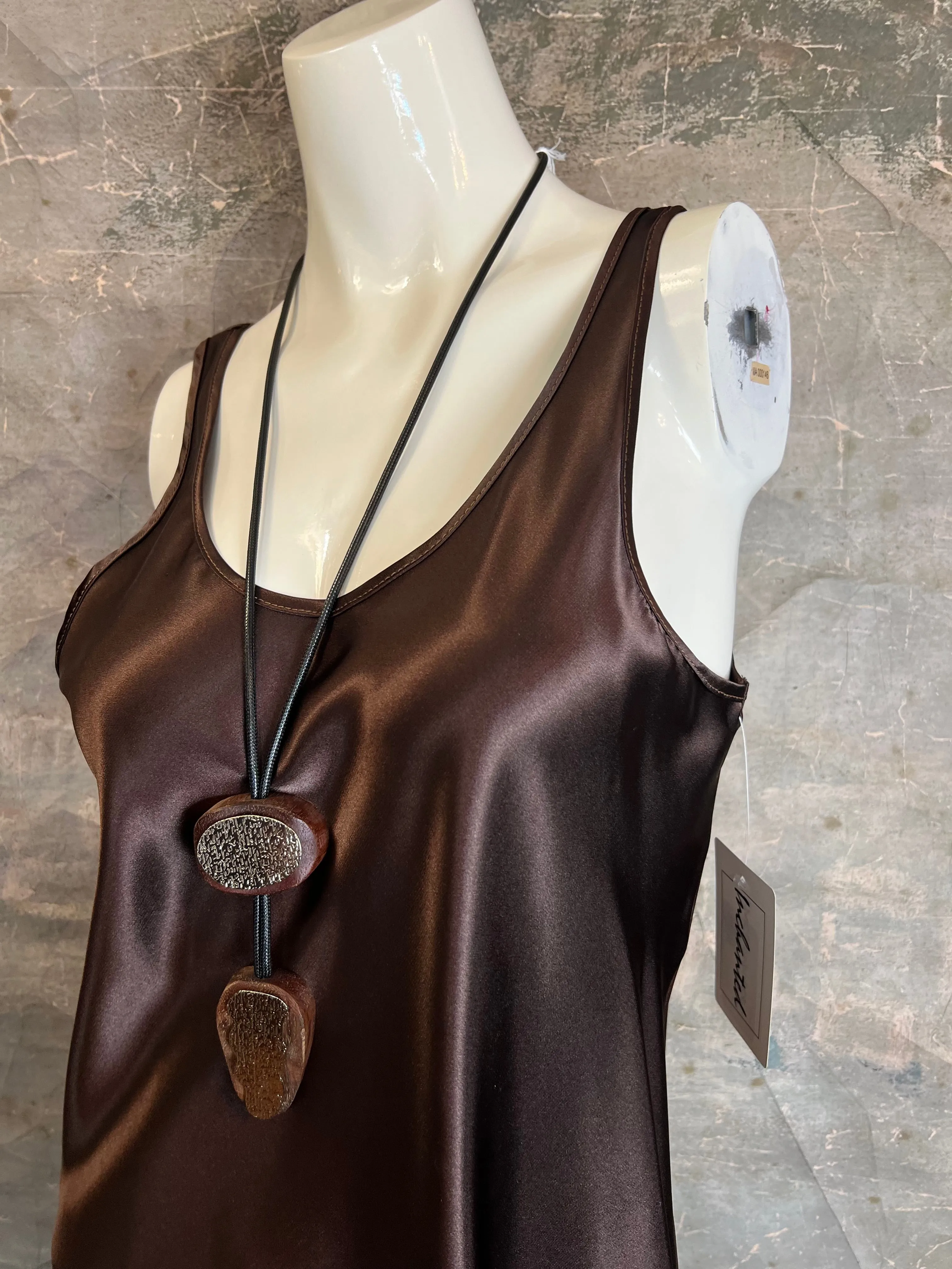 1511 Silk Satin Cami Tank