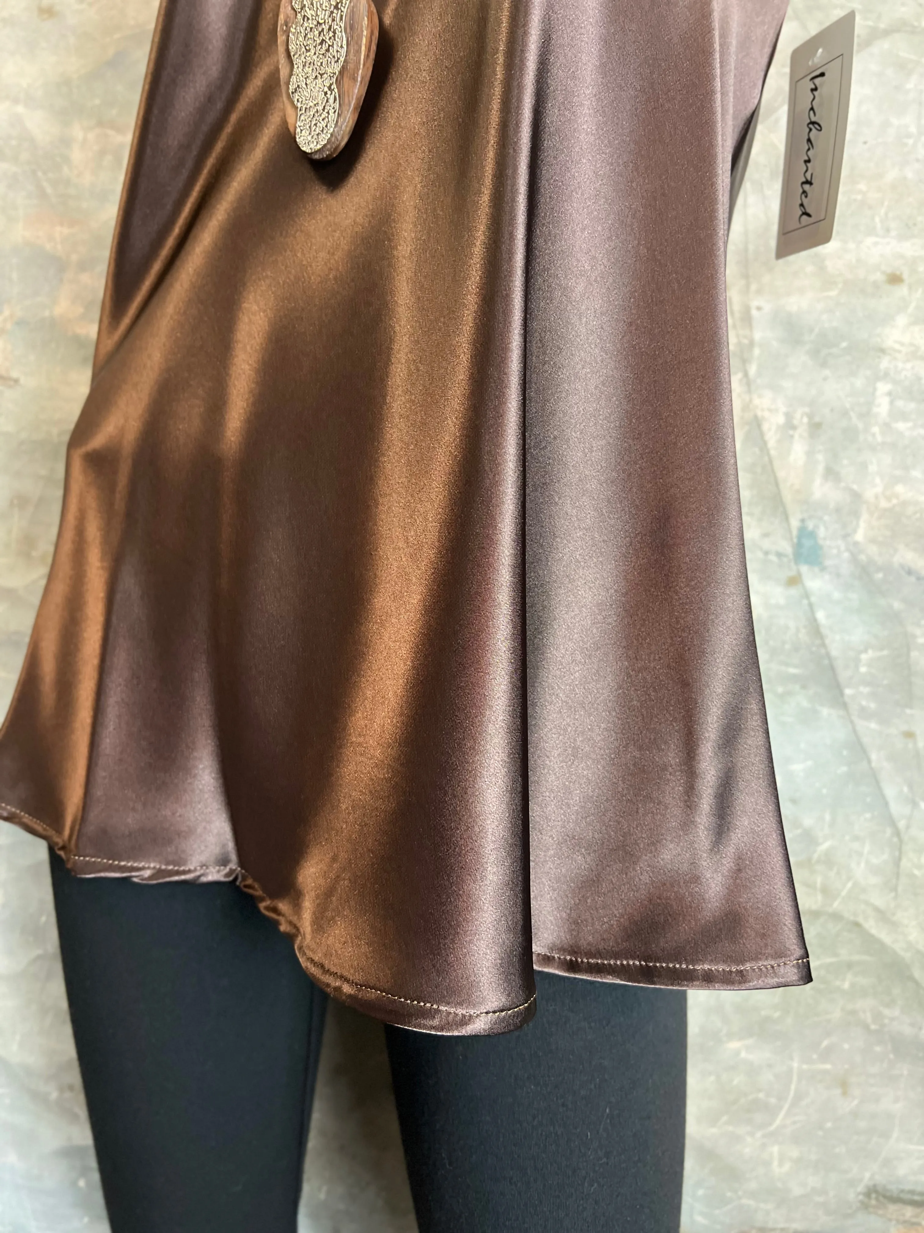 1511 Silk Satin Cami Tank