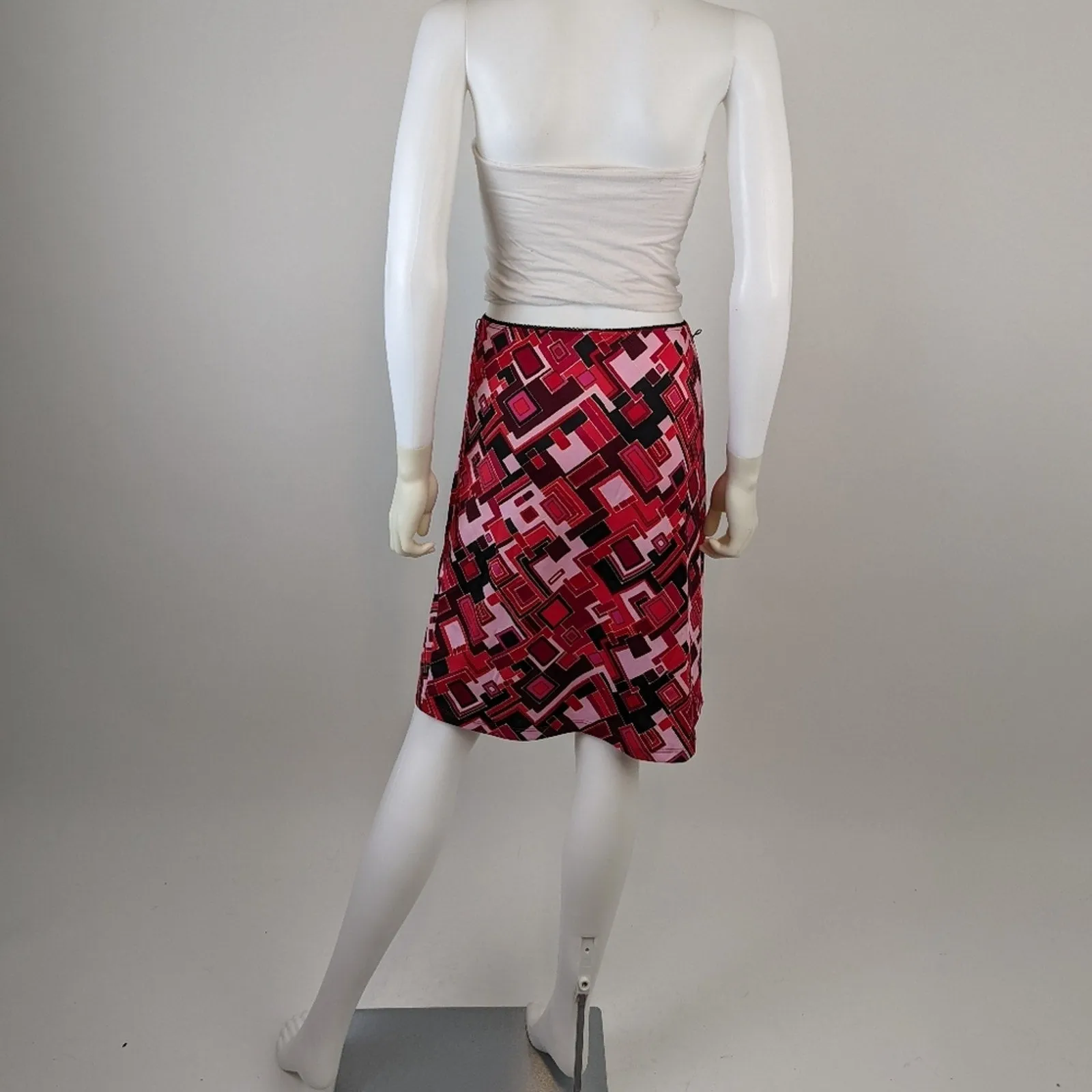 Abstract Pencil Skirt S