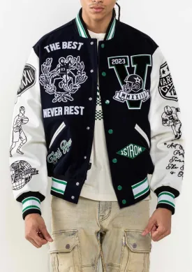 All Field the Best Never Rest Varsity Jacket