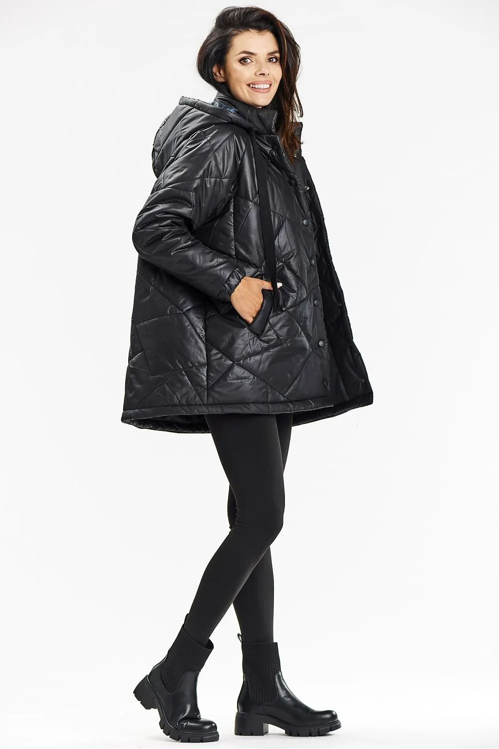 Awama Casual Hooded Jacket