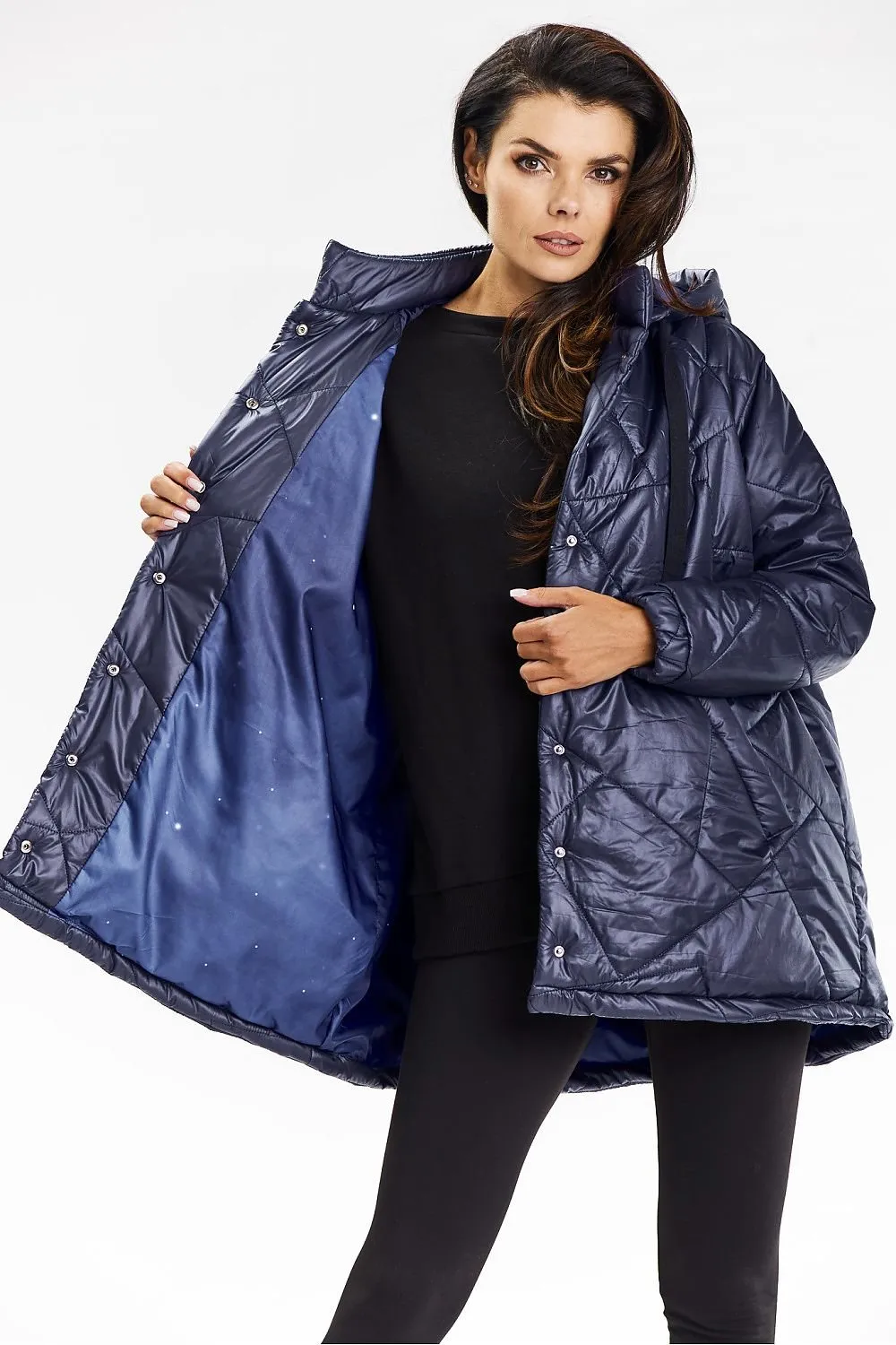 Awama Casual Hooded Jacket