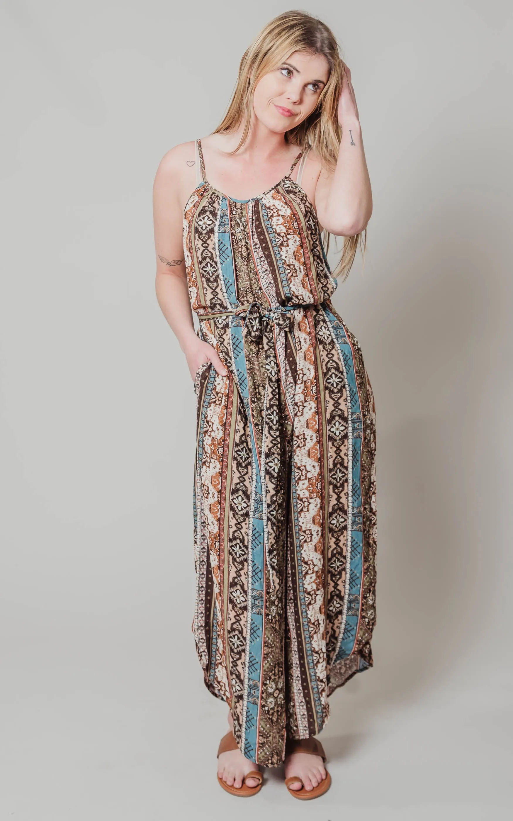 Aztec Boho Jumpsuit | FINAL SALE