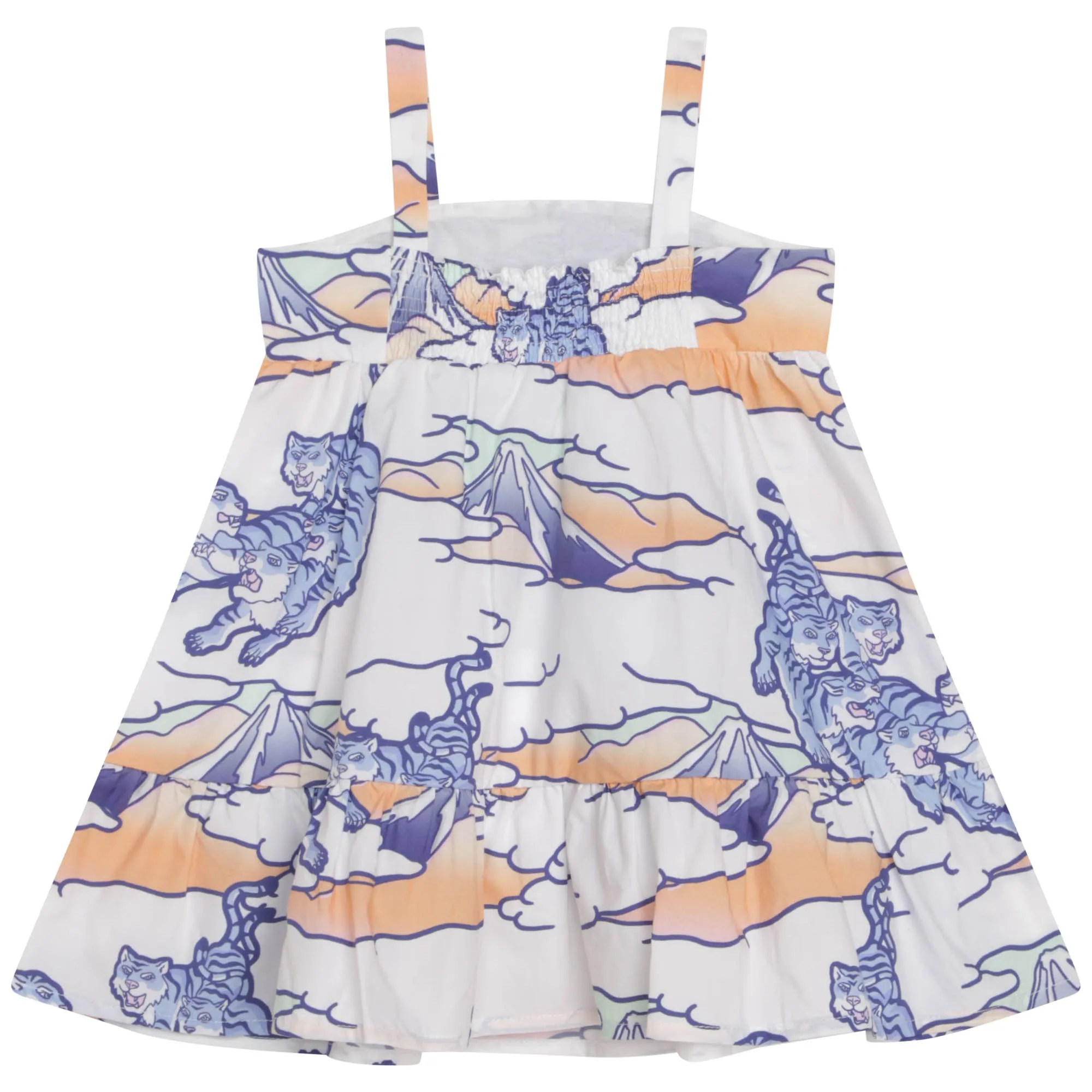 Baby Tigers Print Sundress