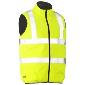 Bisley 332M0330H-YEL/XL ANSI Type R Class 2 Reversible Puffer Vest