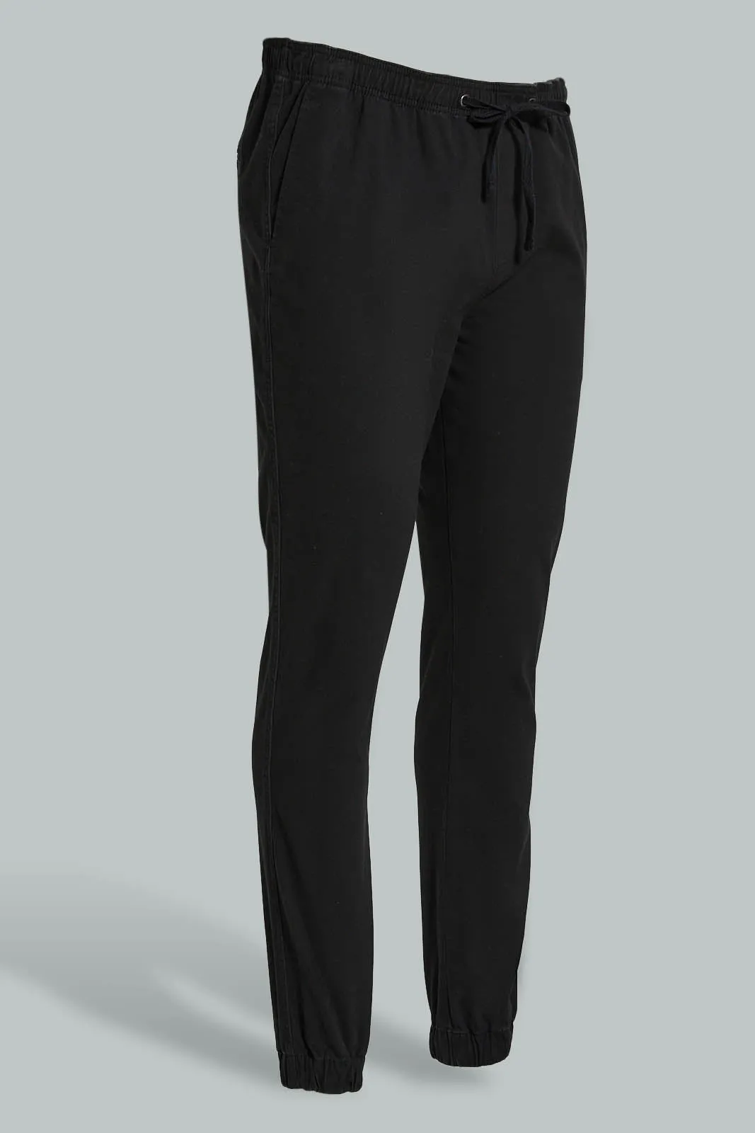 Black Casual Trouser For Men