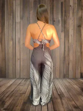 Boho Type Jumpsuit Tropical