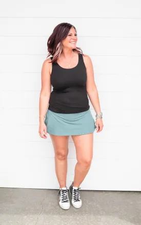 Buttery V-Shape Skort - Rae Mode - Final Sale*