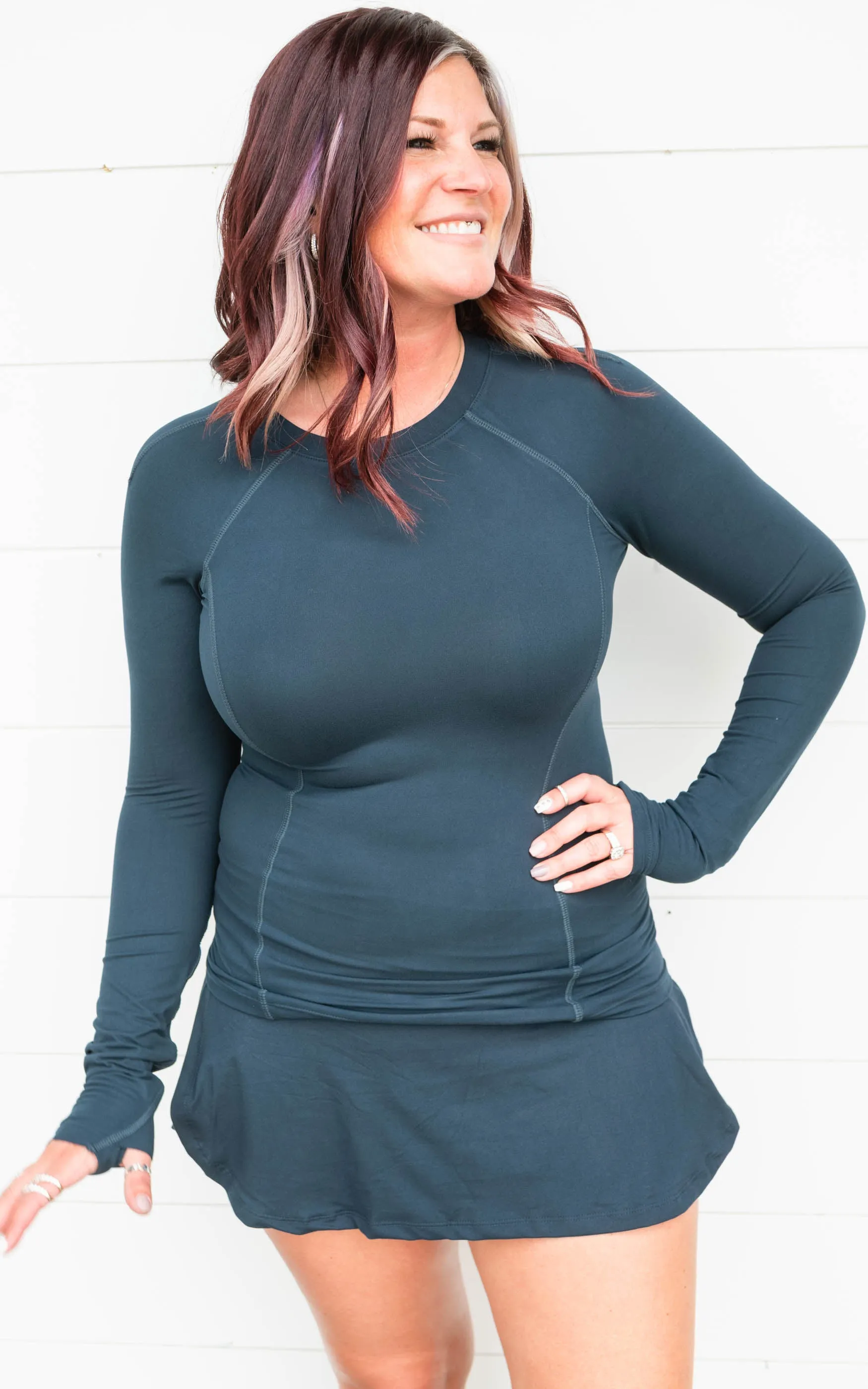 Buttery V-Shape Skort - Rae Mode - Final Sale*