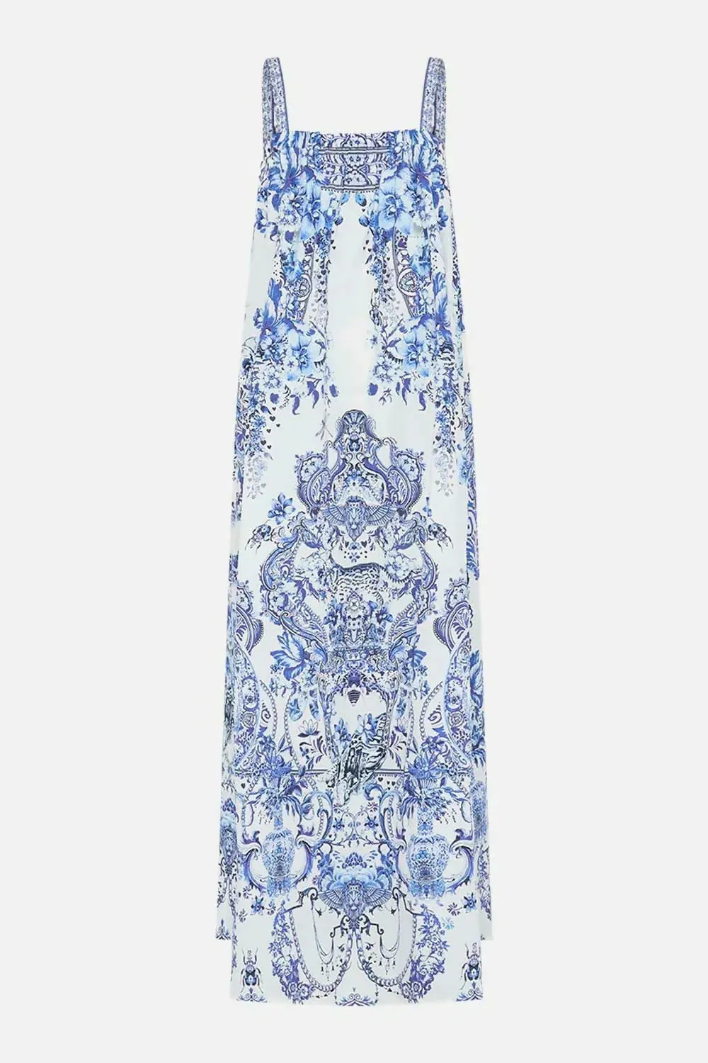 Camilla Wide Strap Sundress Print Size 12