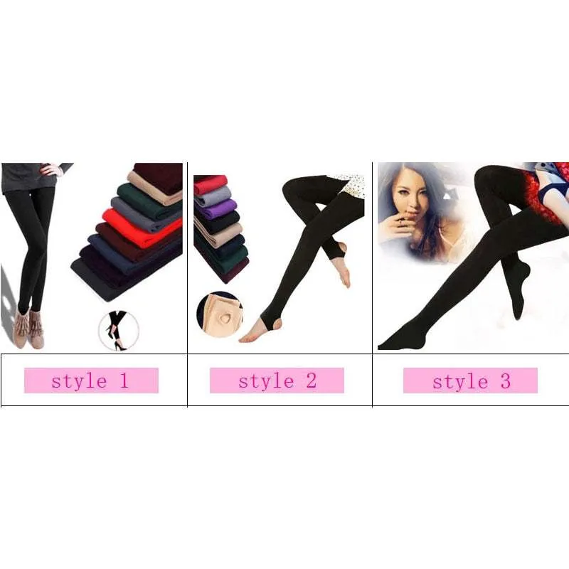 Candy Color Stretch Fleece Leggings