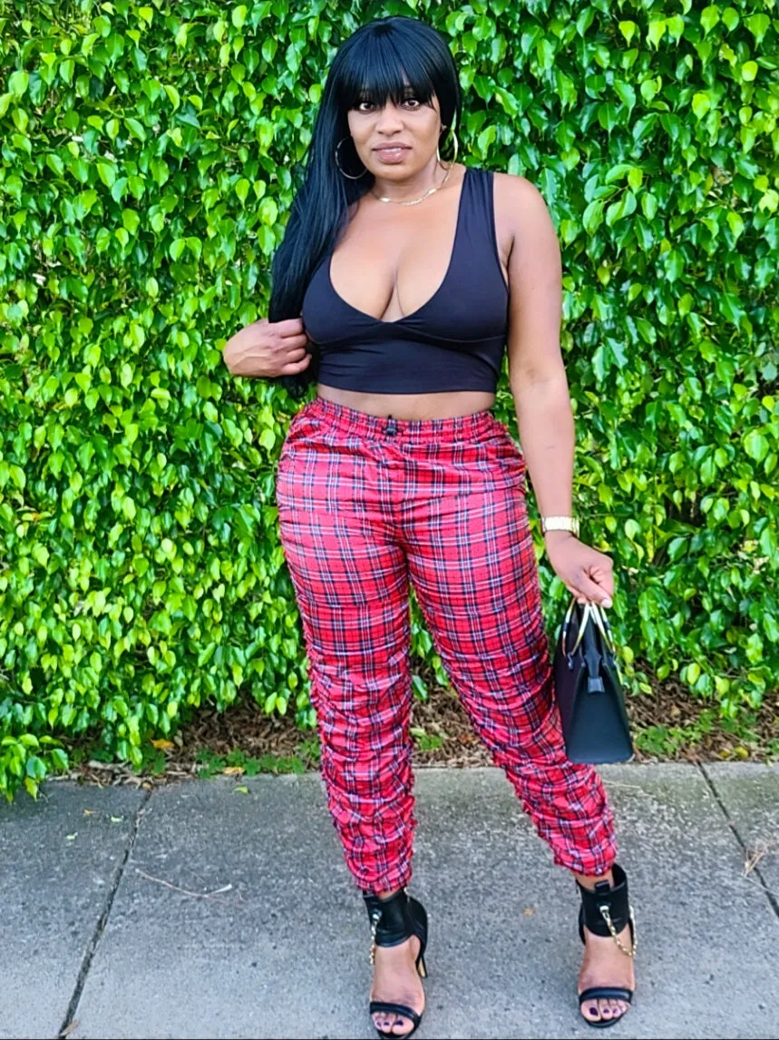 Candy Ruched Jogger Pants