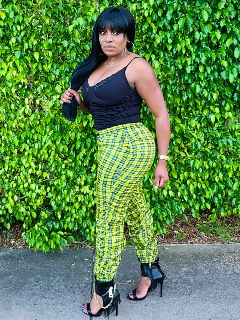 Candy Ruched Jogger Pants