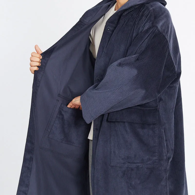 Canopy Coat - Navy Corduroy