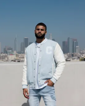 Carre MVP Varsity Jacket Light Blue/White
