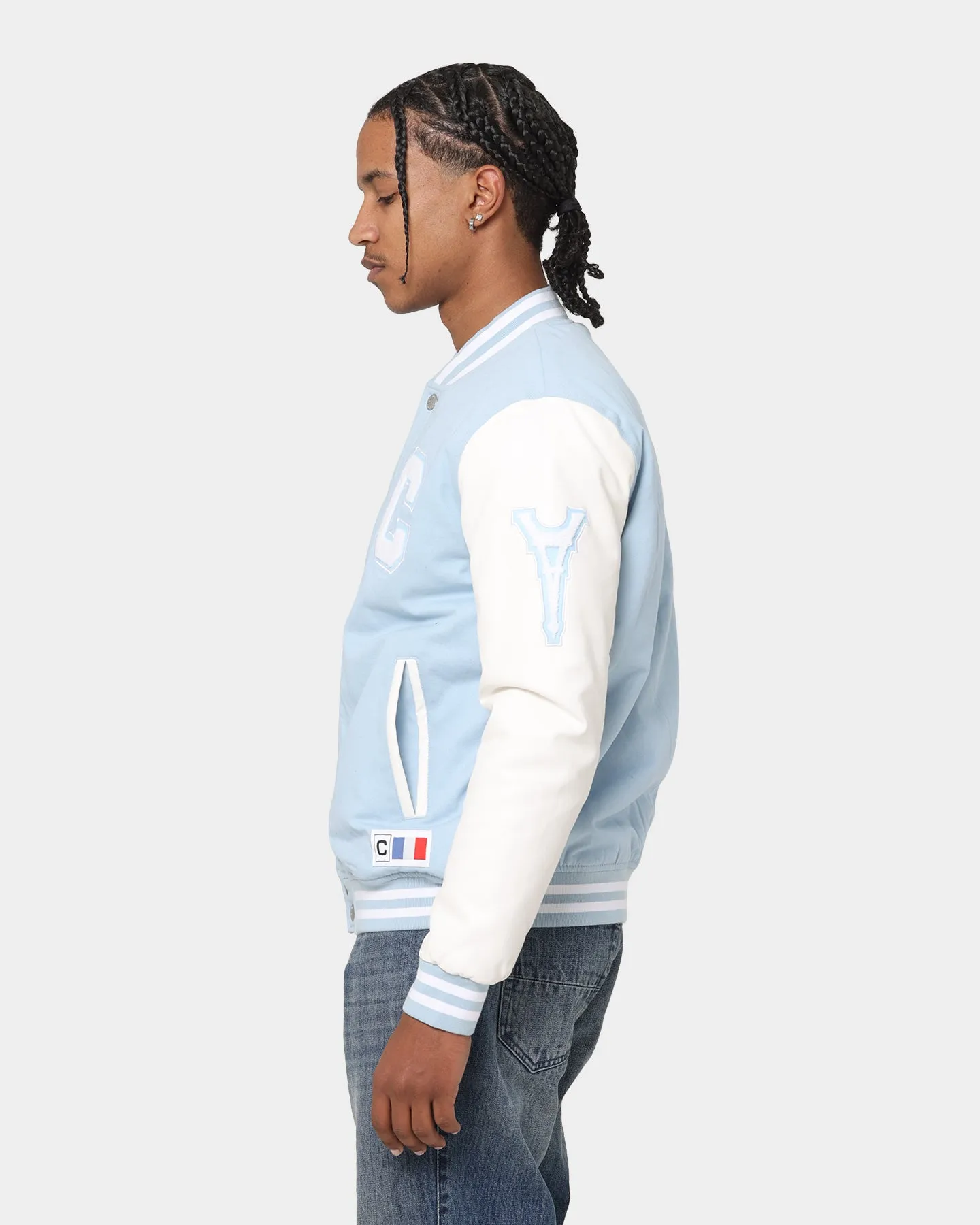 Carre MVP Varsity Jacket Light Blue/White
