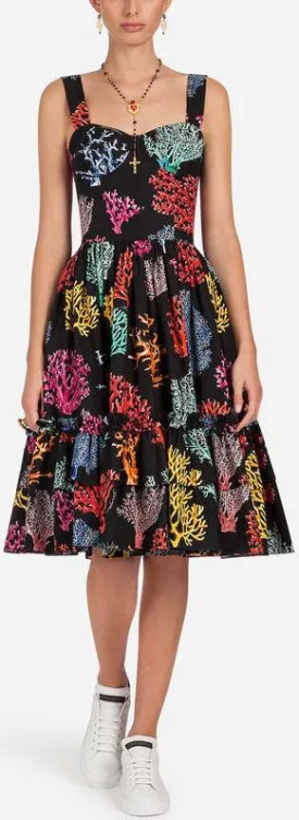 Coral Reef Print Sundress