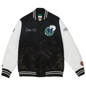 DALLAS MAVERICKS MITCHELL & NESS HARDWOOD CLASSIC ORIGINS VARSITY JACKET