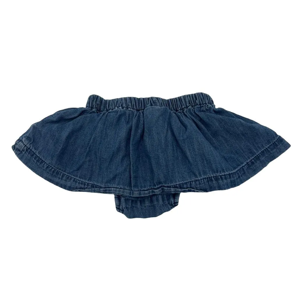 Denim Skorts