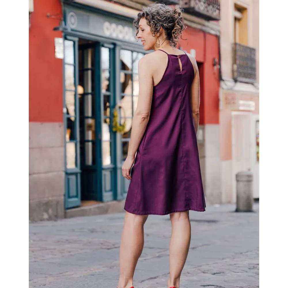 Enmore Halter Dress and Top Pattern, Liesl & Co.