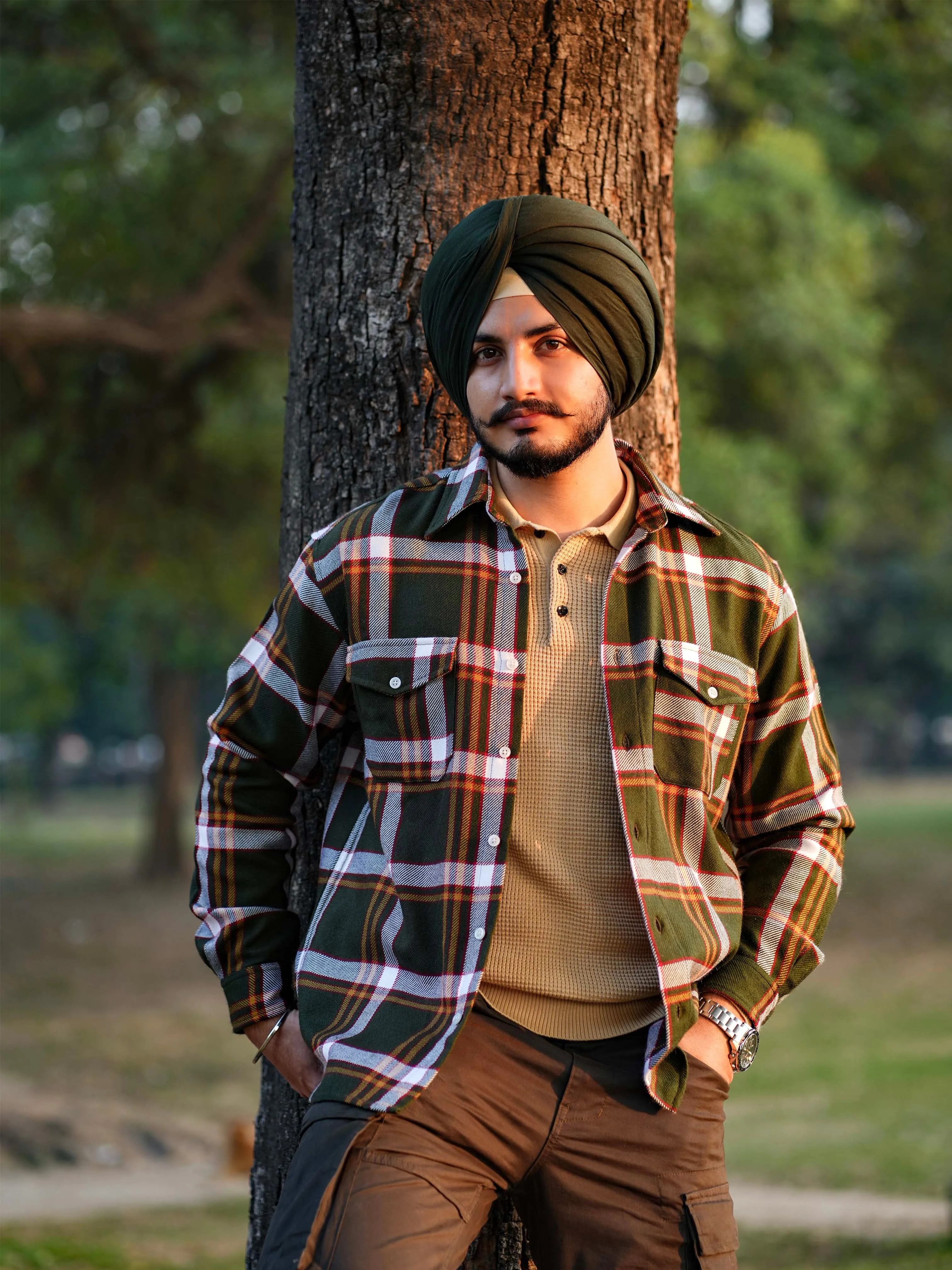 Evergreen Saffron Shacket
