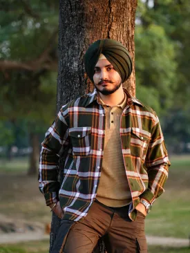 Evergreen Saffron Shacket