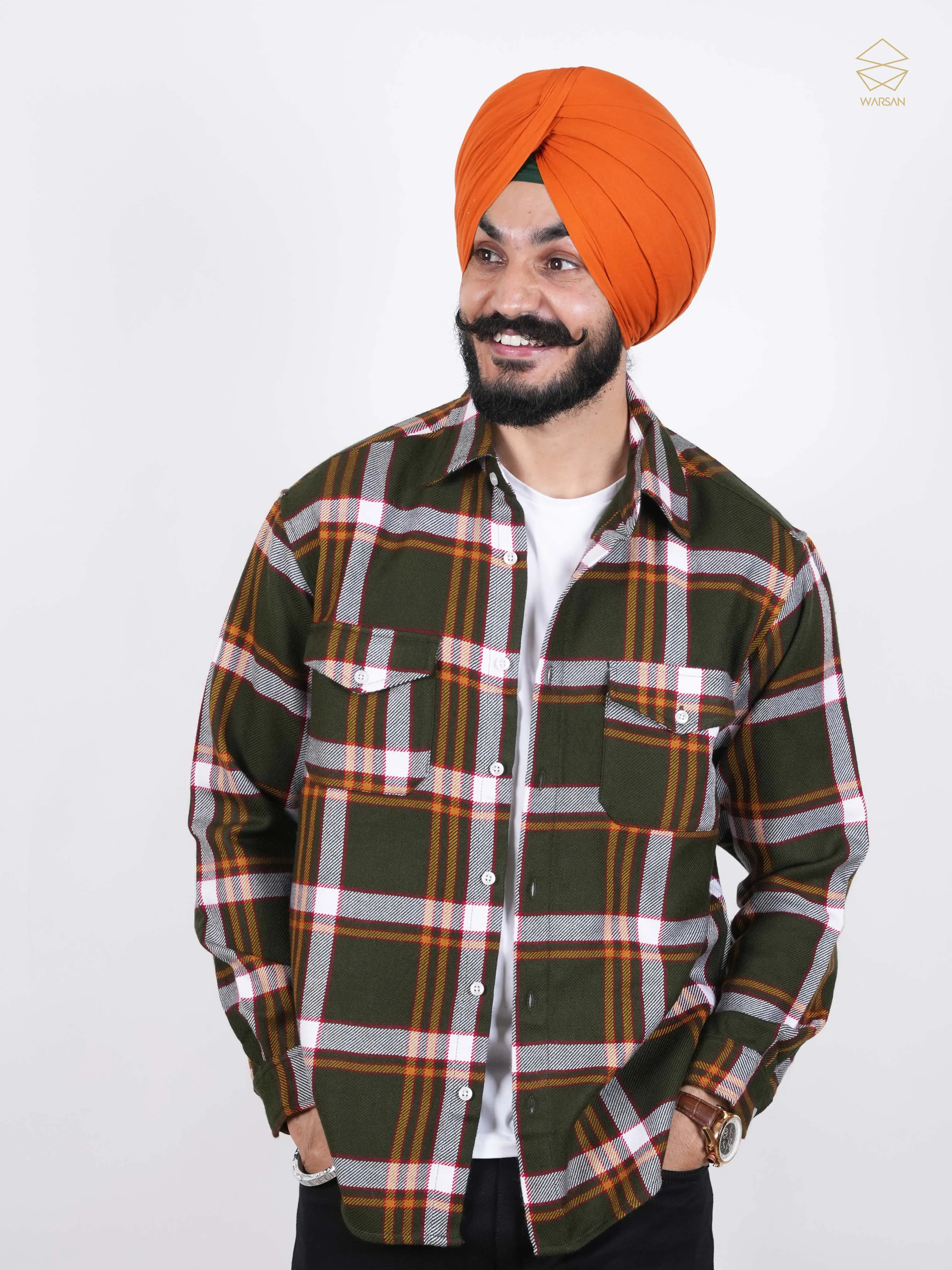 Evergreen Saffron Shacket