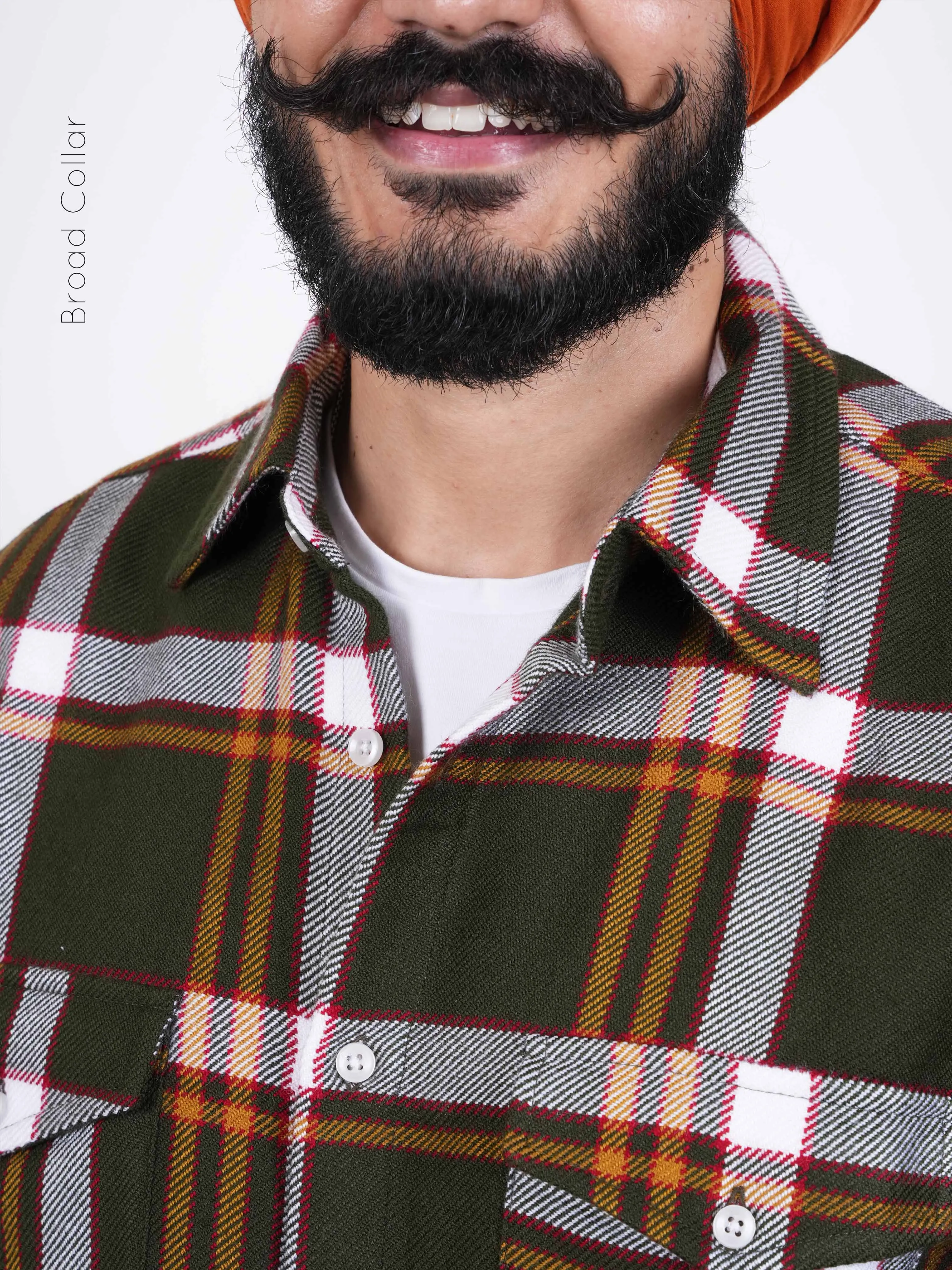 Evergreen Saffron Shacket