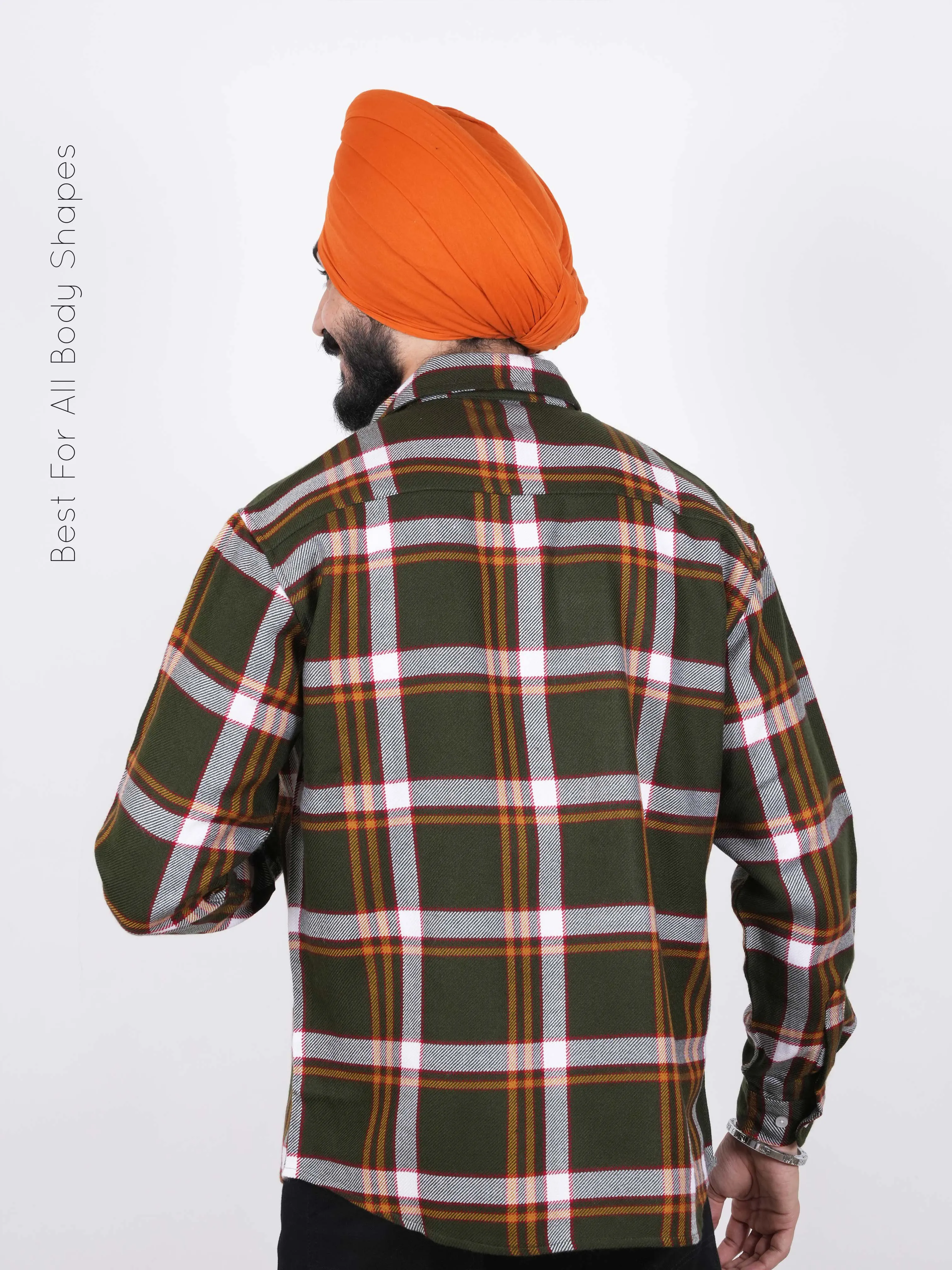 Evergreen Saffron Shacket