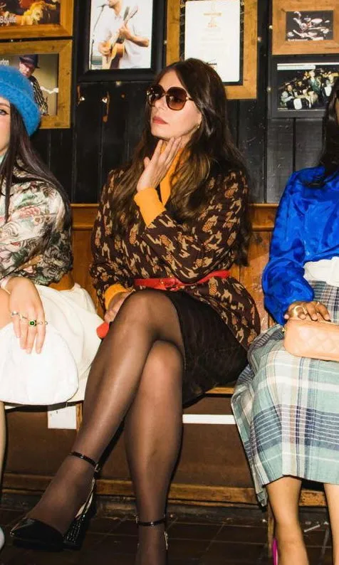 Faux Leather Croc Print Pencil Skirt