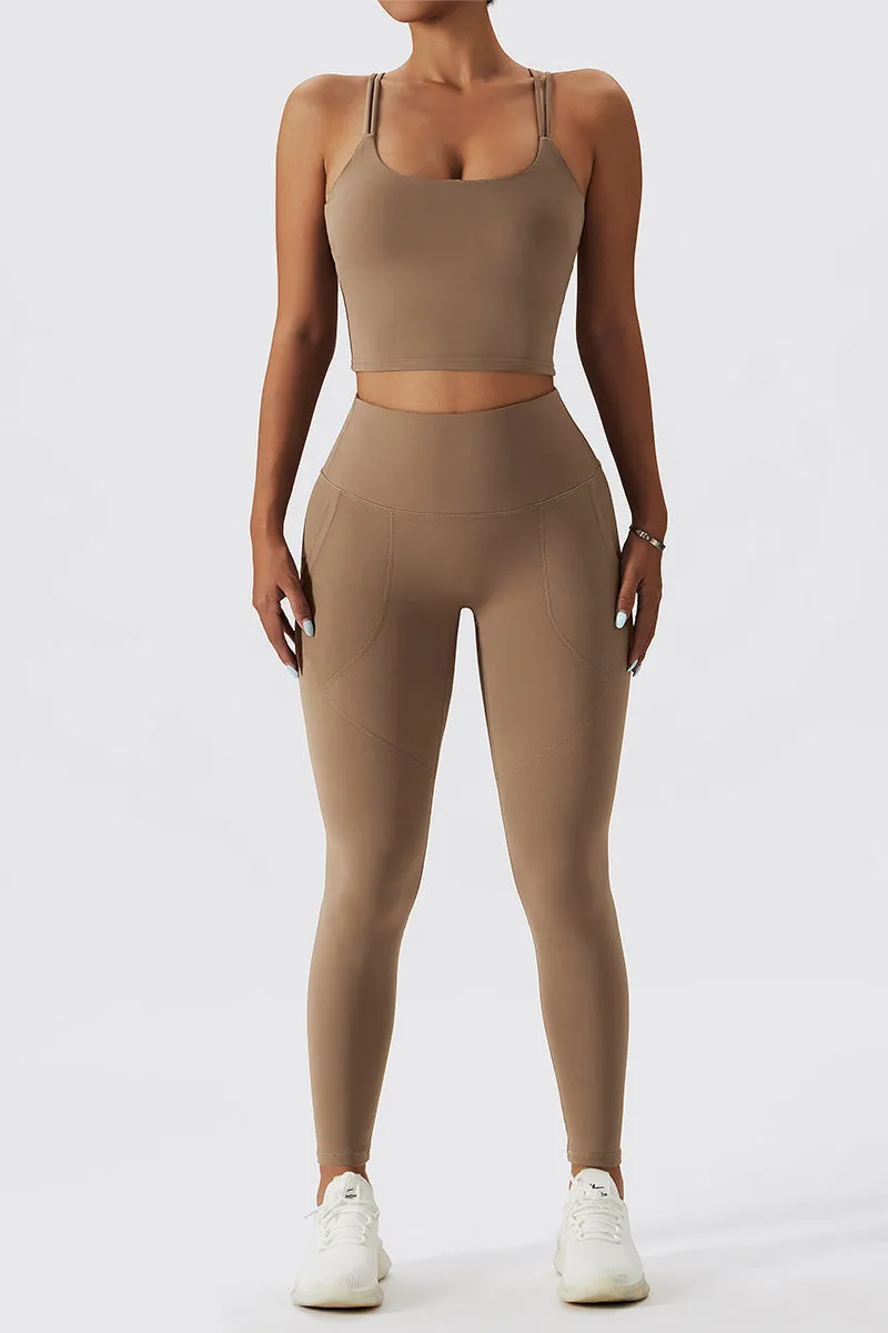 Fleece Lined Leggings With Pockets