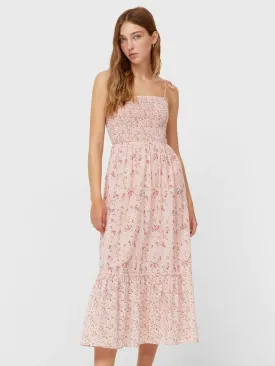 Floral-Print Smocked Sundress