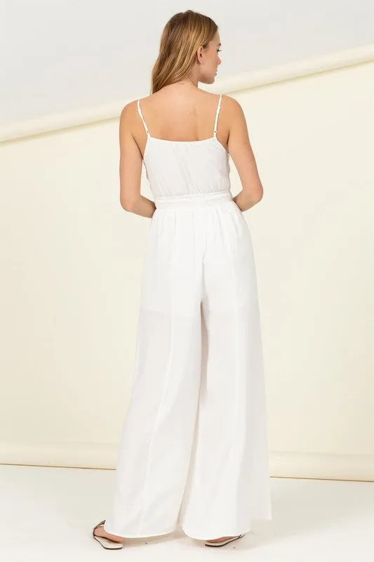 Fs Clearance Remember Me Front Sash Cutout Jumpsuit