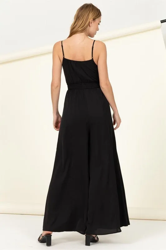 Fs Clearance Remember Me Front Sash Cutout Jumpsuit