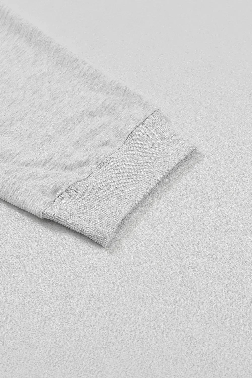 Grey Quarter Zip Jogger Set