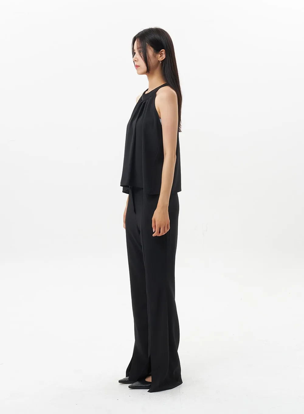 Halter Neck Blouse OU328