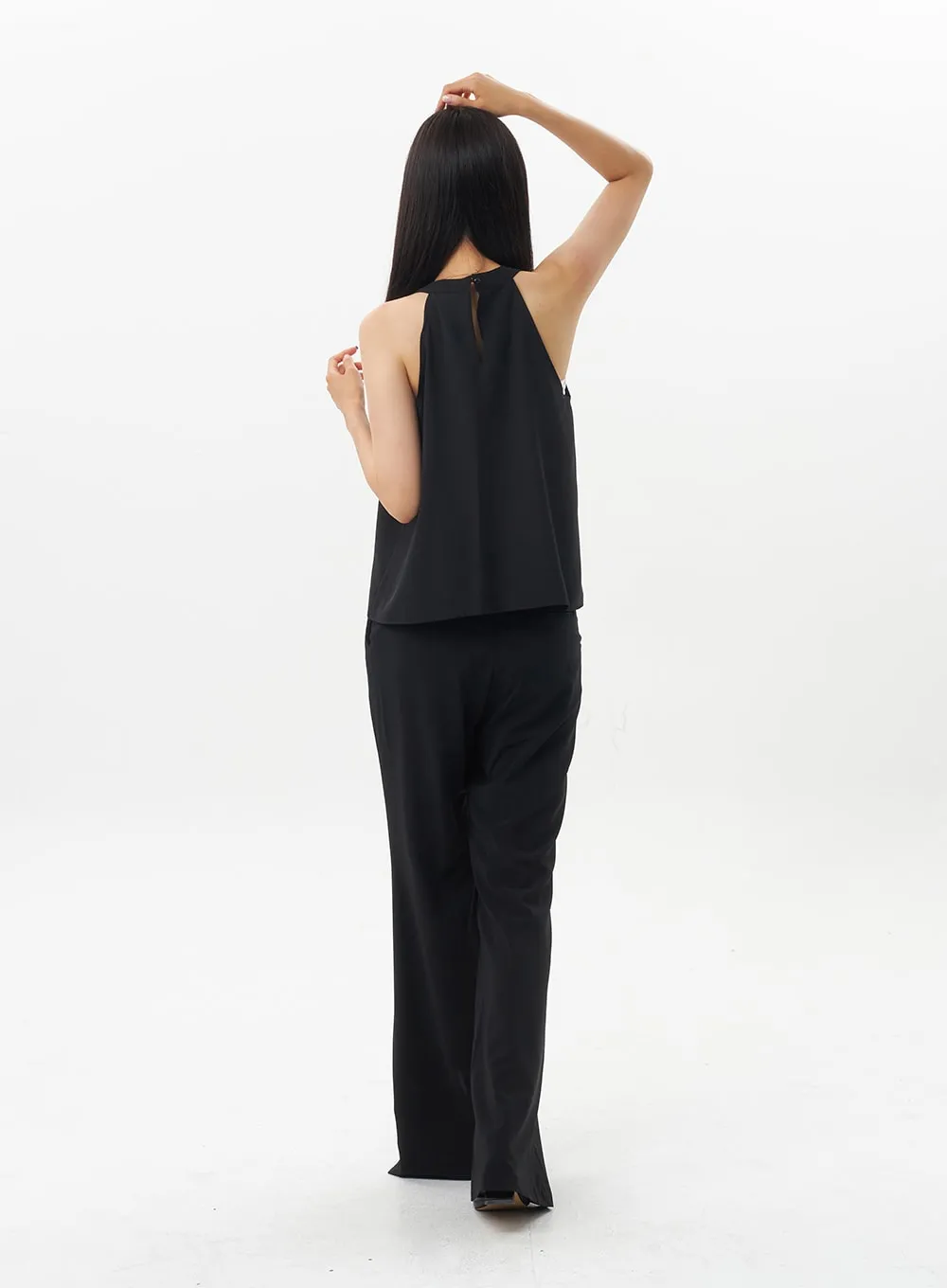 Halter Neck Blouse OU328
