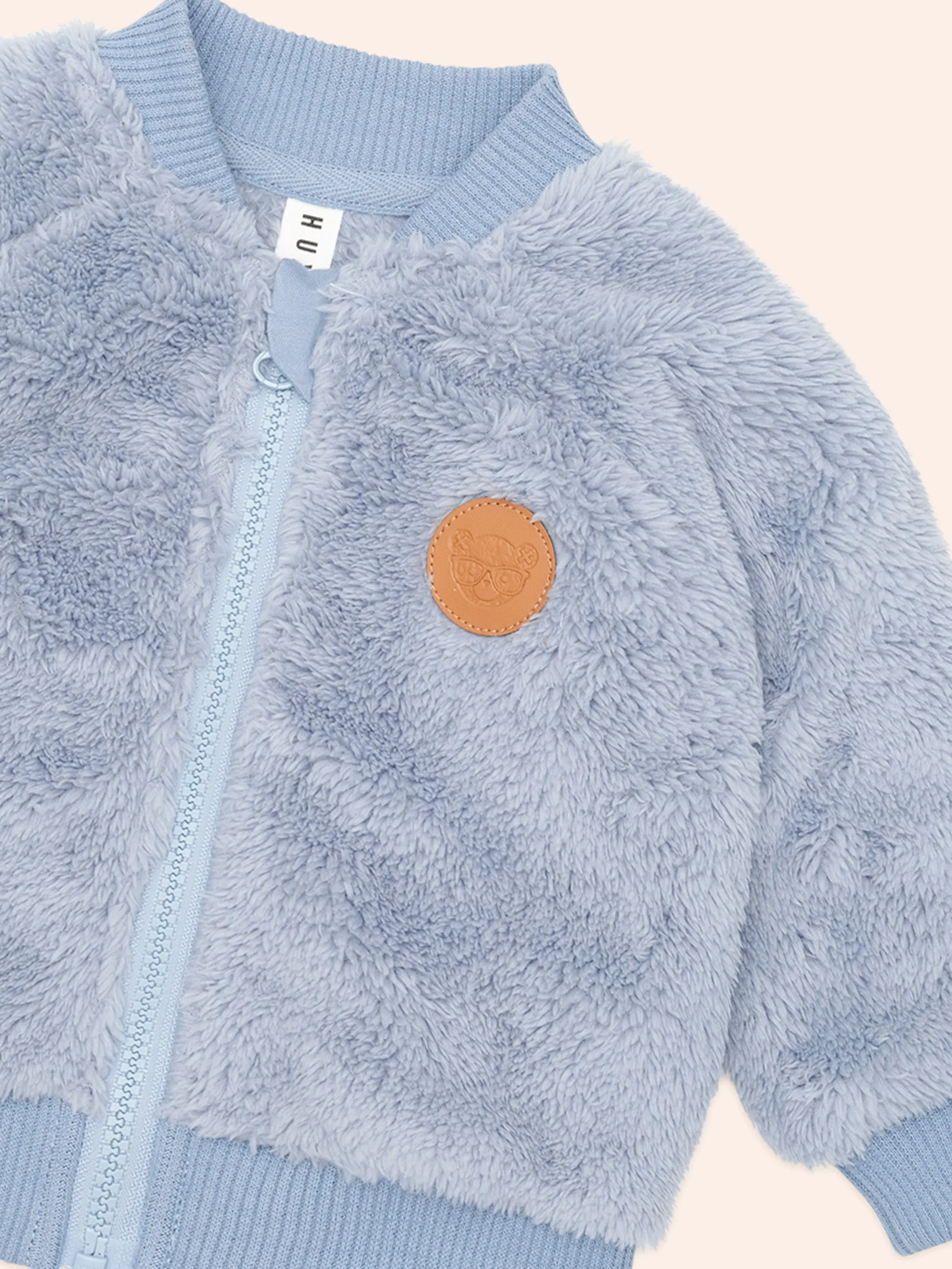 Huxbaby Happy Pup Furry Jacket