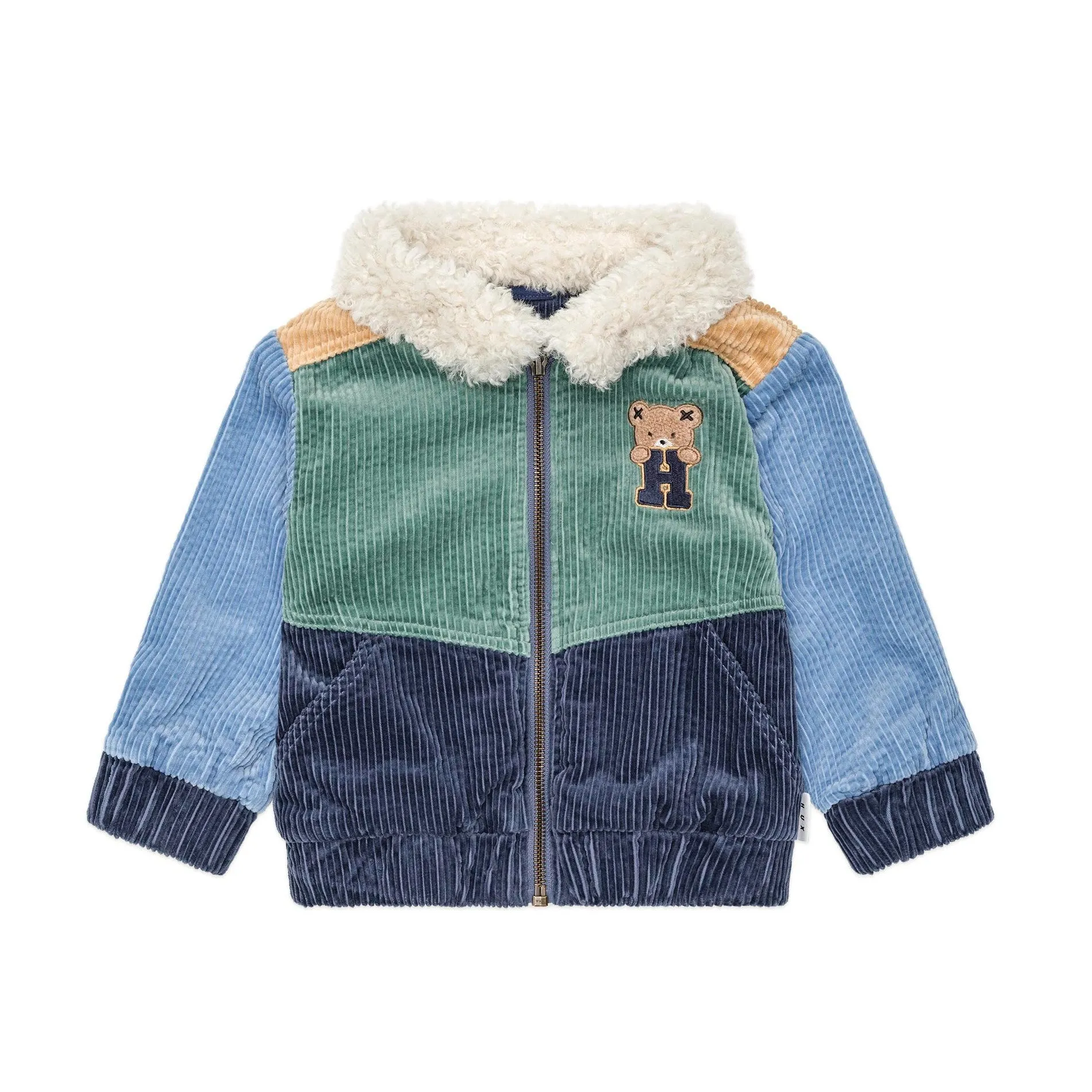 Huxbaby Midnight Colour Block Cord Jacket