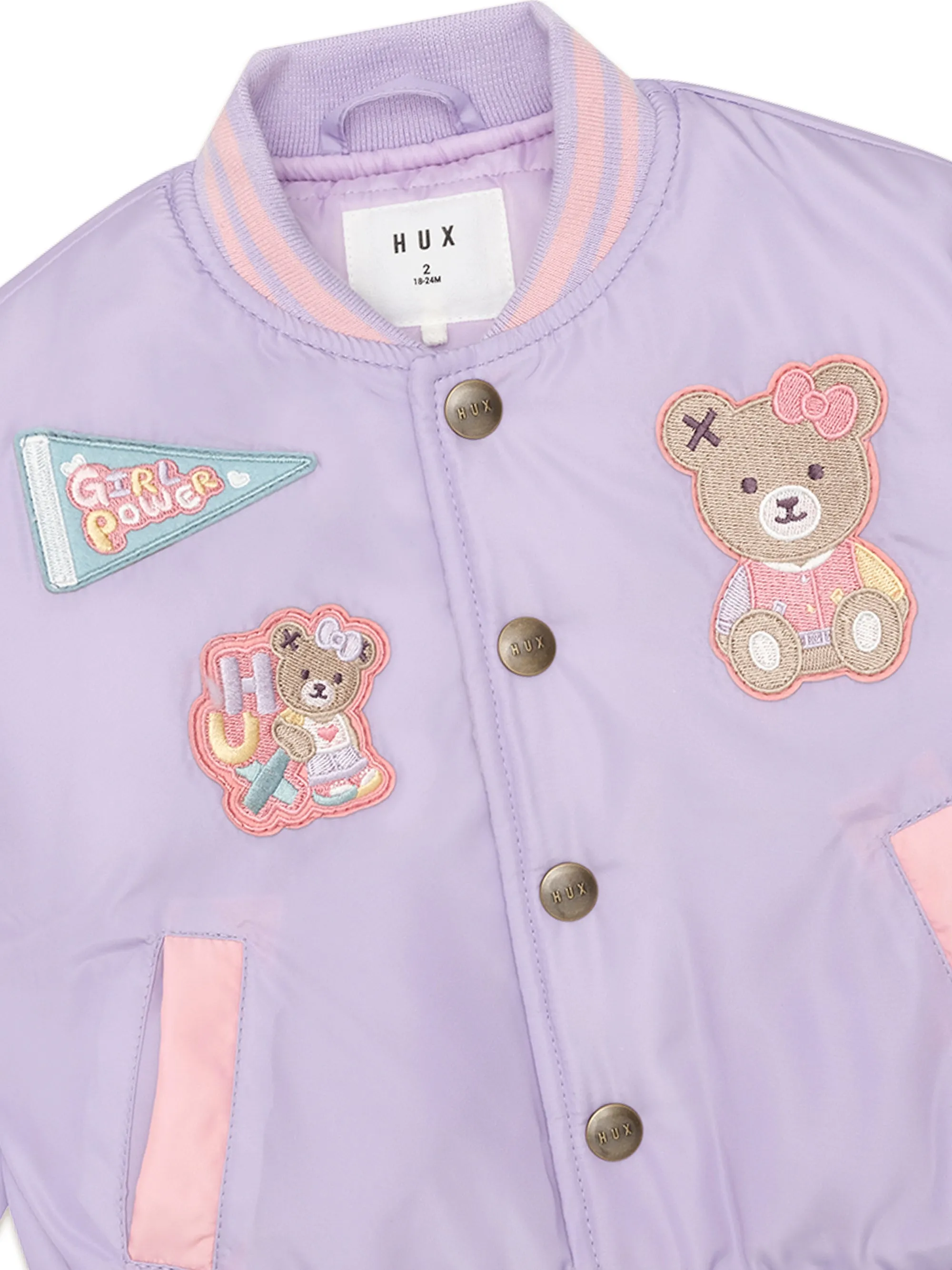 Huxbaby Orchid Hux College Varsity Jacket
