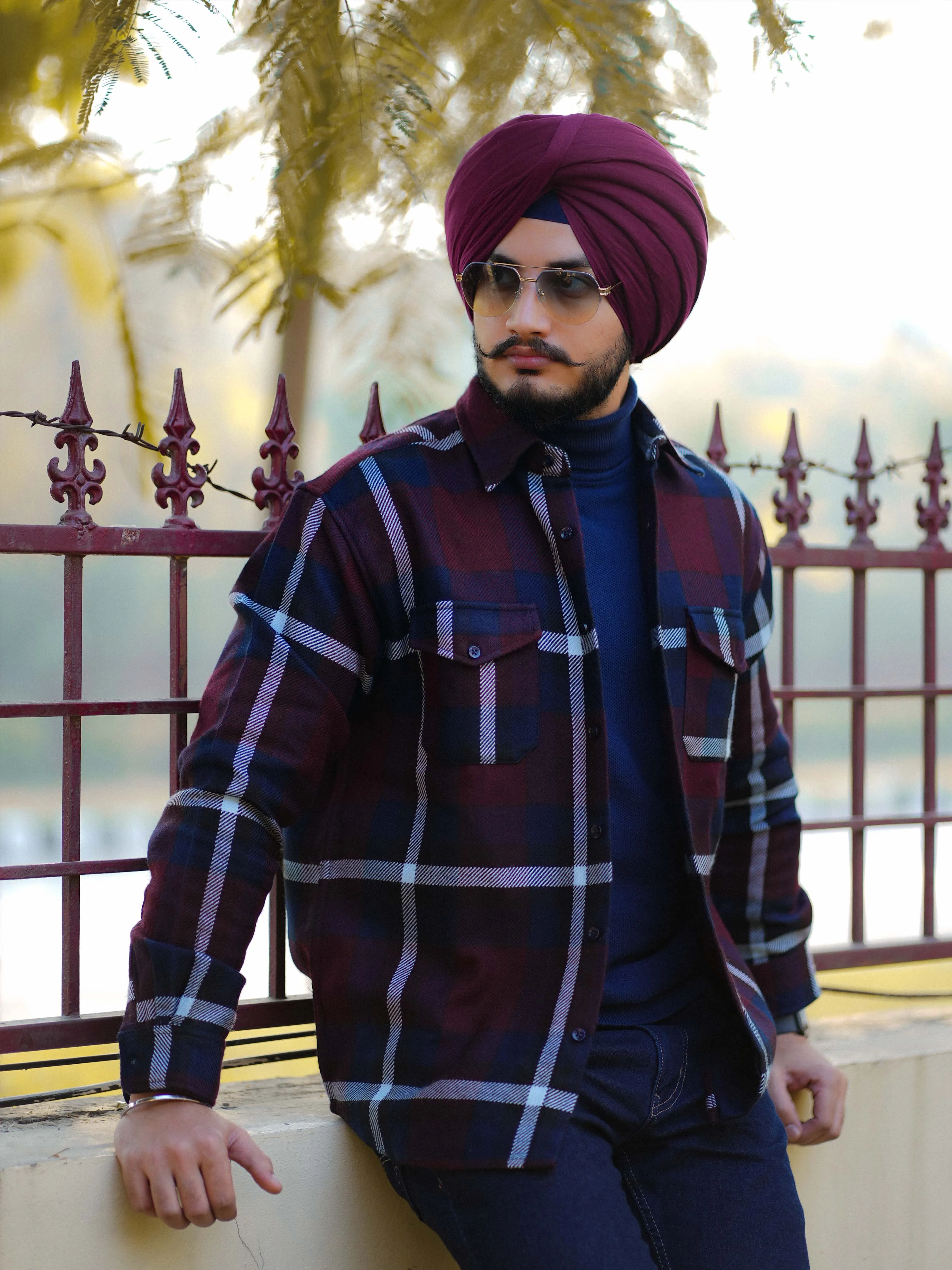 Indigo Wine Shacket