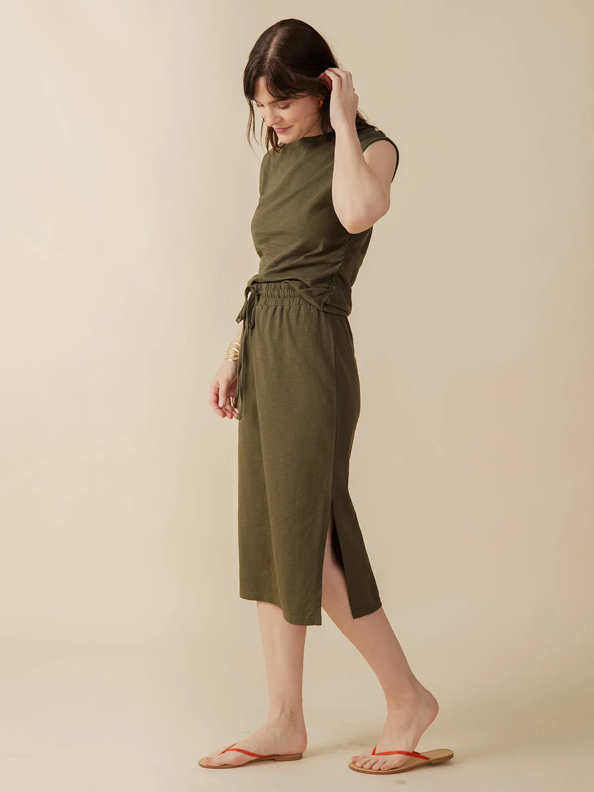 Isla Skirt - Olive