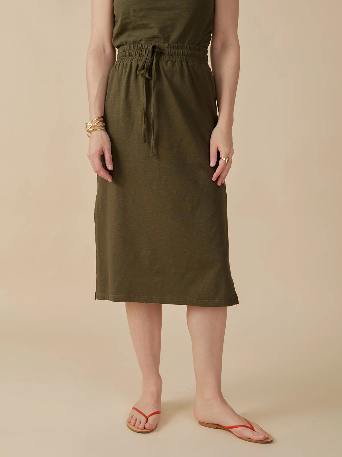 Isla Skirt - Olive