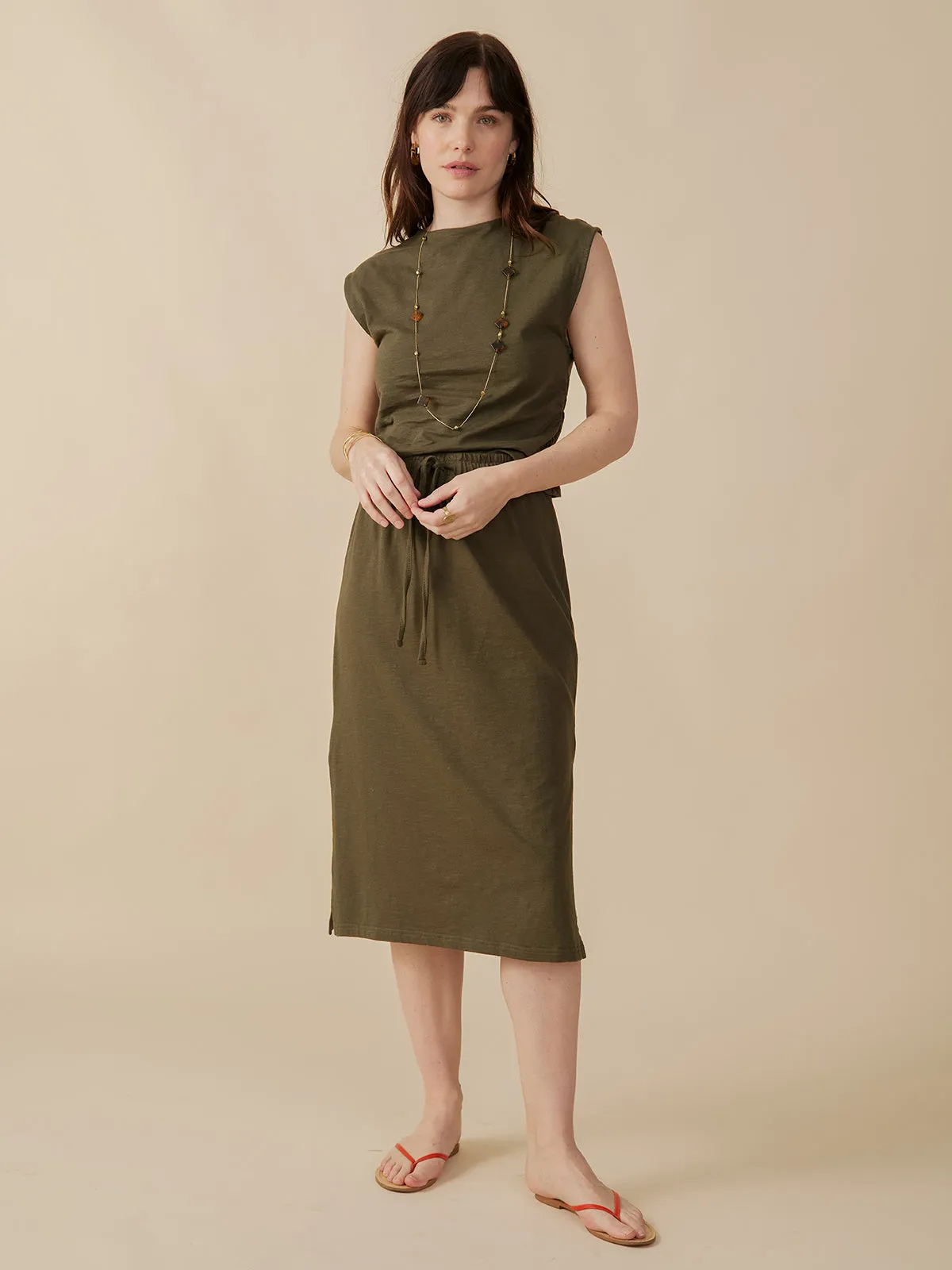 Isla Skirt - Olive