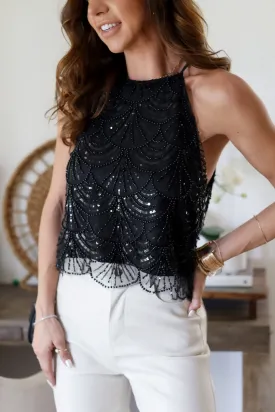 Jemma Rhinestone Halter