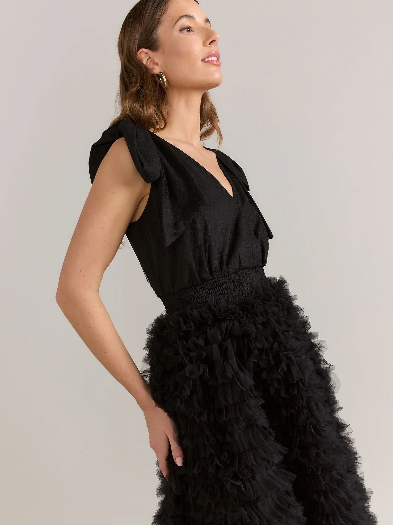 Just Me Sleeveless Ruffled Dress - Brands We Love