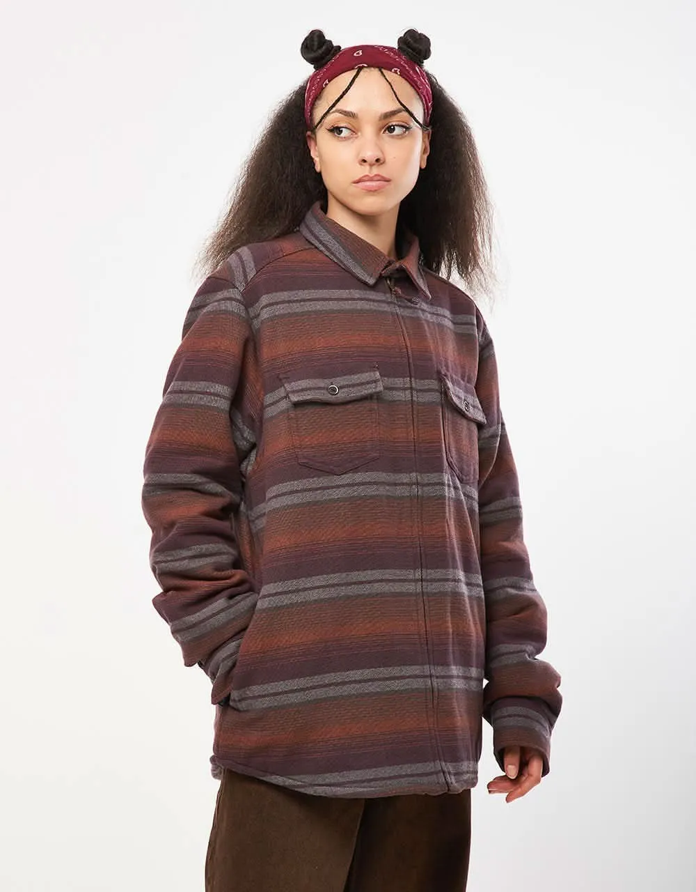 Kavu Eagle Pine Shacket - Copper Hills Stripe