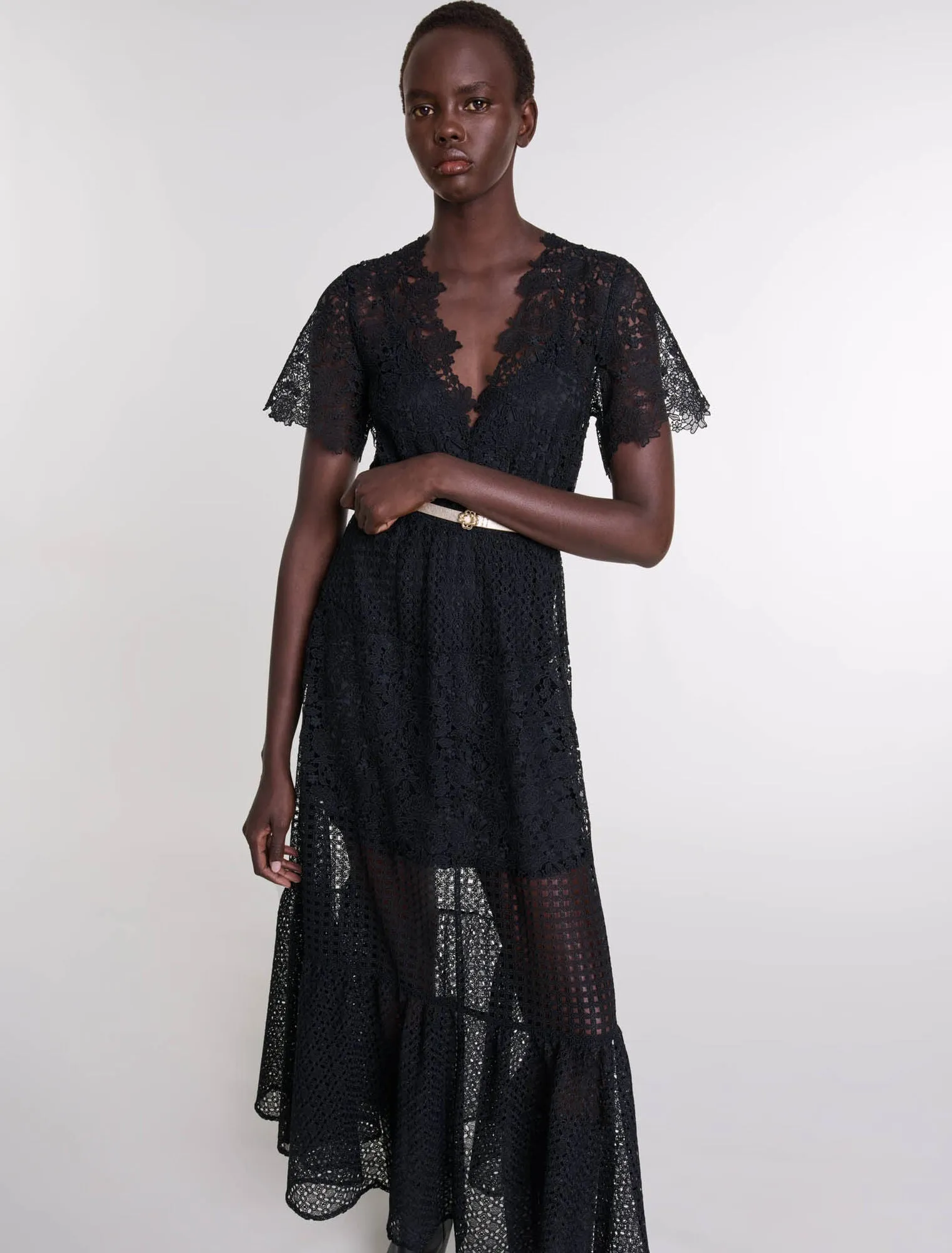 Lace maxi dress