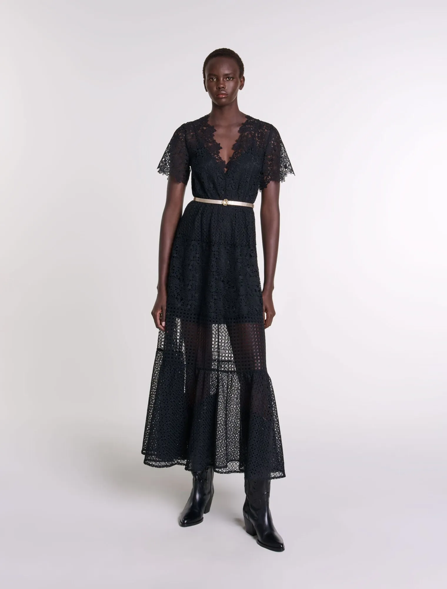 Lace maxi dress